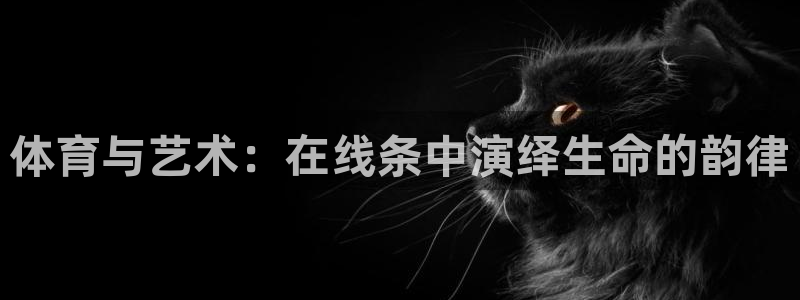 J9官方正版app娱乐下载：体育与艺术：在线条中演绎生命的韵