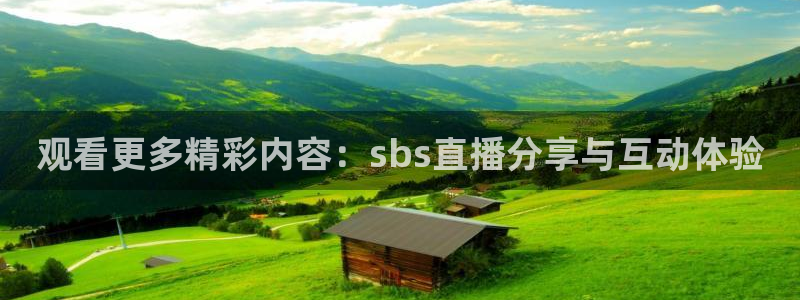 袋鼠nba体育：观看更多精彩内容：sbs直播分享与互动体验